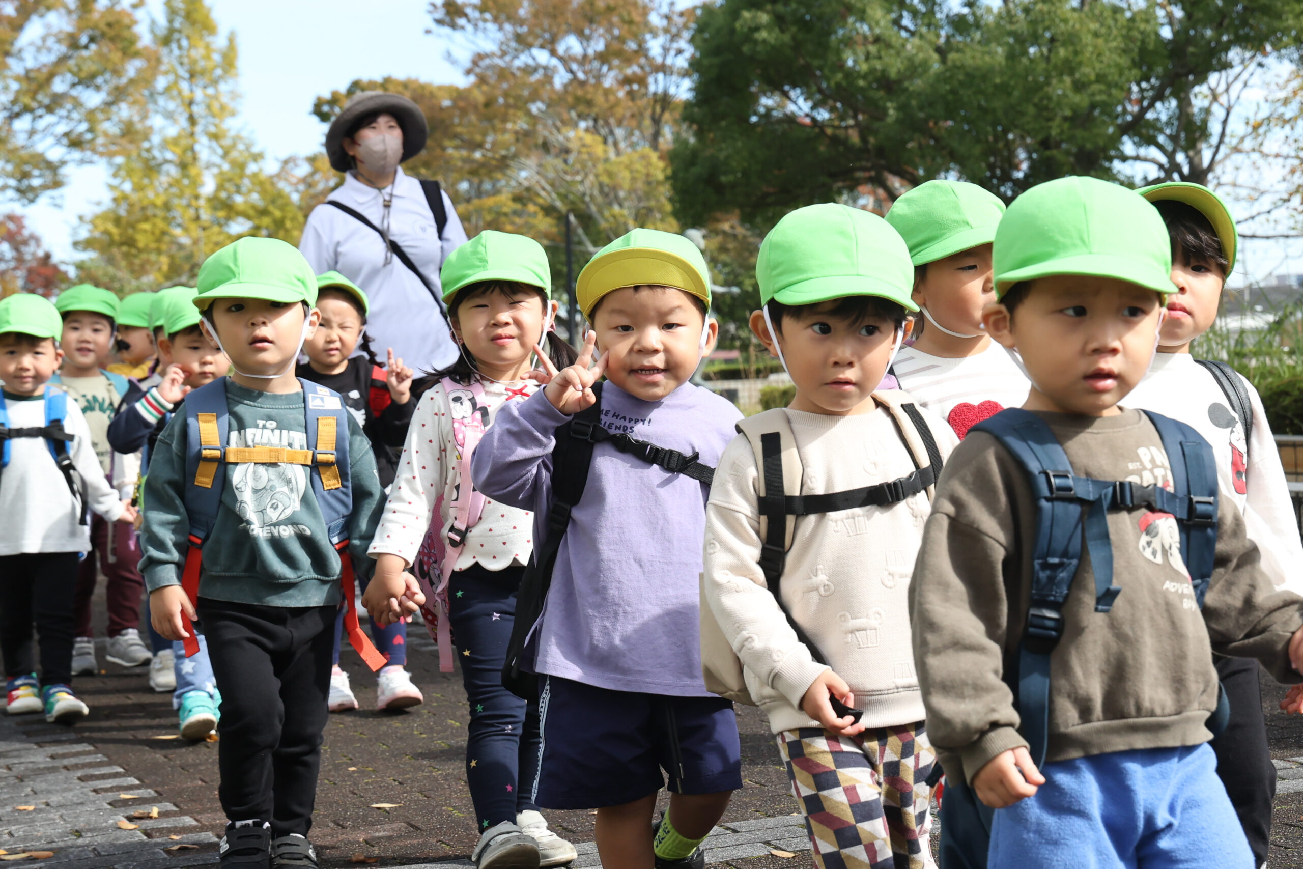 園外保育の様子