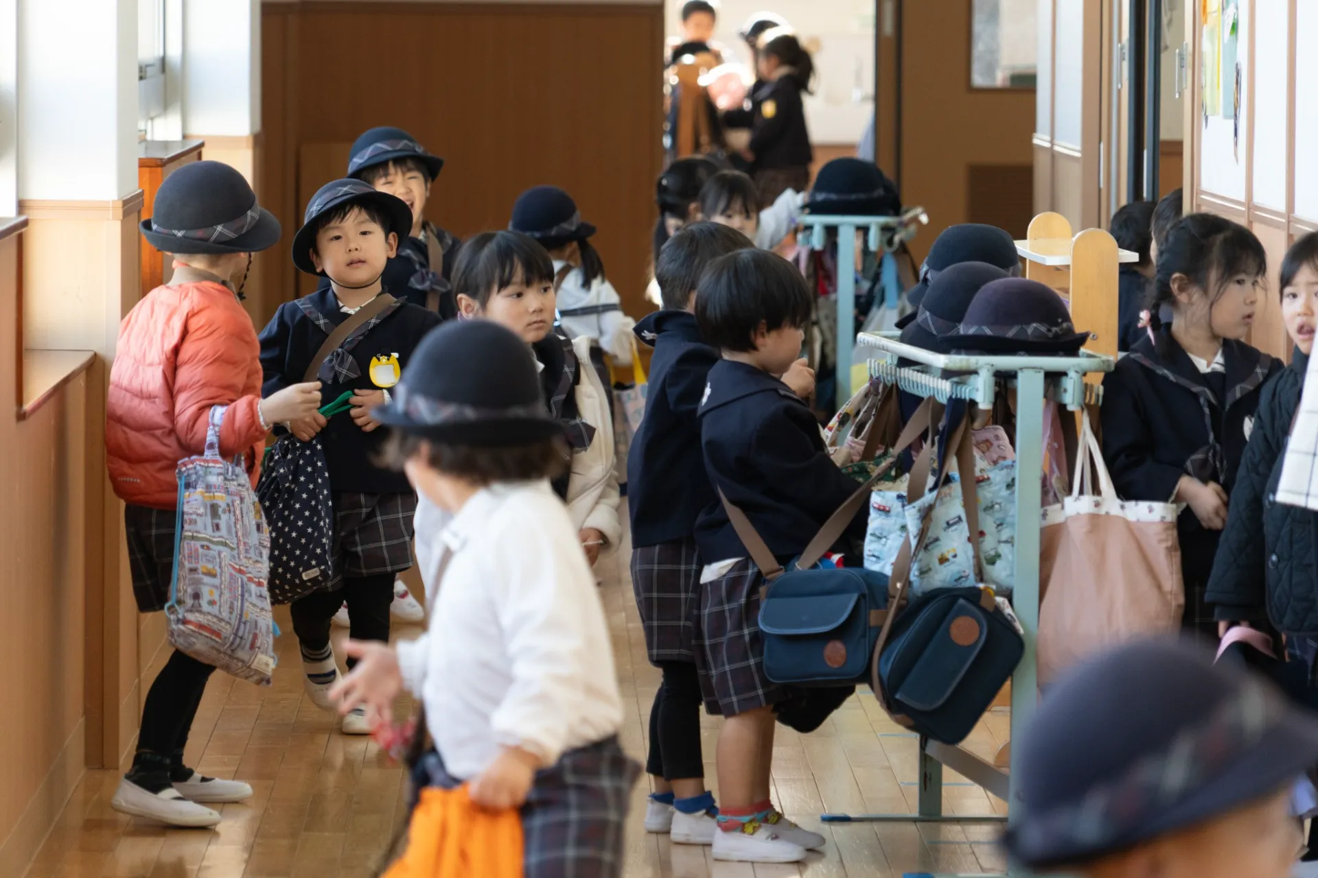 降園（幼稚園部門）の様子