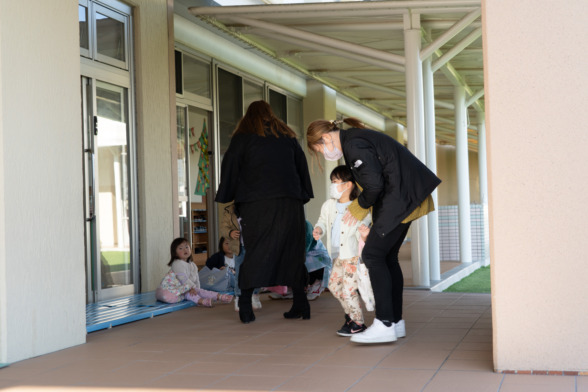 降園（幼稚園部門）の様子